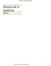 HISTORIA DE LA FILOSOFIA Y LA MEDICINA