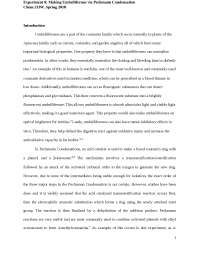 Chemistry Technique Report