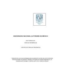 Identificación de sitios de unión de Factores de Transcripción