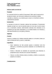 Informe laboratorio tipico de carrito en riel de aire