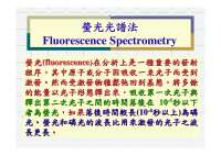 Fluorescence Spectrometry
