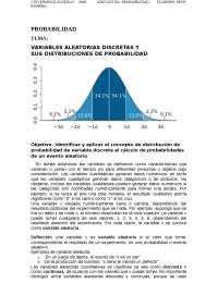 Variables Aleatorias Discretas y sus Distribuciones de Probabilidad