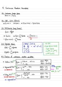 Continuous Random Variables: A Basic Introduction