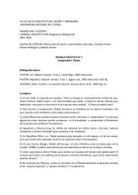 Trabajo Práctico 1: Filosofía de la Arquitectura - Antigüedad I y Platón