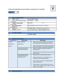 sesion de aprendizaje de historia