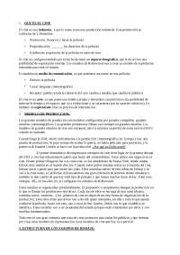 USC Introduccion al lenguaje cinematografico 1º Historia del arte
