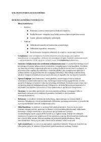 biologia komórki- notatki semestr 2
