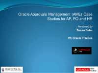 Oracle Approval Management - Docsity