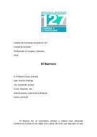 el barroco, sus caracteristicas