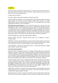 Apuntes literatura inglesa medieval y s. XVI