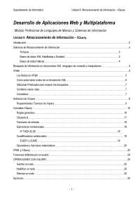 xquery almacenamiento de informacion