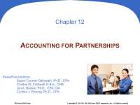 Accounting for Partnerships