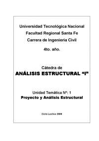 Proyecto y análisis estructural