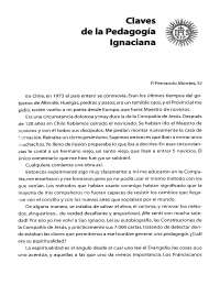 La pedagogia Ignacia