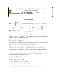 Lista de Fisic 2 Fluidos e estatica