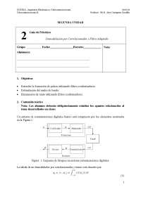 Demodulación por Correlacionador y Filtro Adaptado: Guía de Prácticas