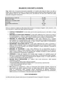 Esercizio di Economia Aziendale: Redazione di Bilancio con Dati a Scelta