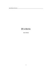 El criterio jaime balmes