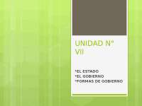 El Concepto del Estado, su Gobierno y Formas de Gobierno
