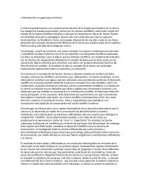 Kuhn. Resumen de primeros capítulos.
