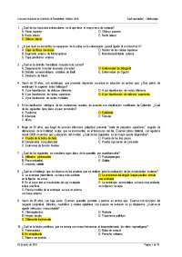EXAMEN PARA LA SUBESPECIALIDAD DE OFTALMOLOGIA