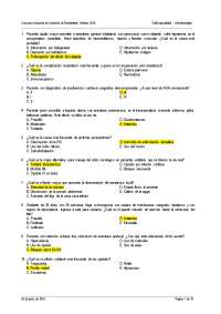 EXAMEN DE LA SUBESPECIALIDAD ANESTESIOLOGIA