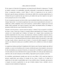 Arte funcion y espacio ensayo