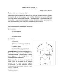 Puntos uretrales. Semiología.