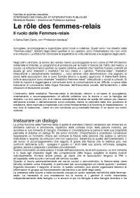 Traduzione femmes relais