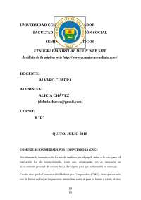 Etnografía virtual de un medio de COMUNICACIÓN
