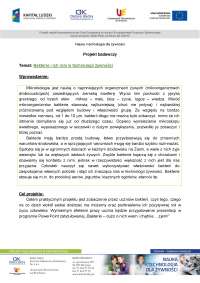 Rola bakterii w technologii żywnosci