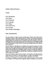 Intellectual Property Law in India: Patents, Copyright, and Technology Transfer