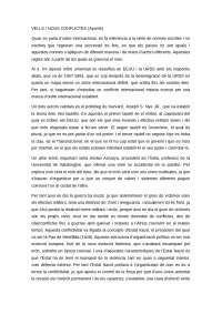 Vells i Nous Conflictes