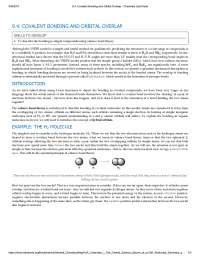 Covalent bonding and orbital overlaps - Docsity