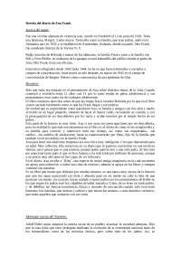 reseña del diario de Anna Frank