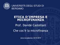 Etica e Microfinanza