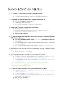 Examen Economia agraria