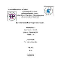 Lab #1 Comunicaciones 2
