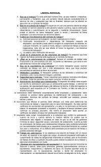 Derecho Laboral: Conceptos Fundamentales y Relaciones Laborales en Colombia