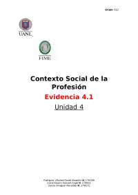 Evidencia 4.1 Trabajo de nexus