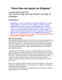 Una Cita con Jesús en Gólgota