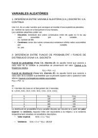 VARIABLES ALEATÒRIES