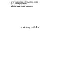 Modelos Geoidales mas usados en Chile