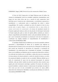 Teoria da Ação Comunicativa - Jurgen Habermas - Resumo