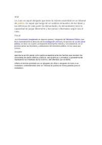 Roles en un Juicio: Juez, Fiscal y Acusador