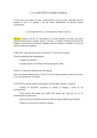 APUNTES LINGUISTICA GENERAL USAL
