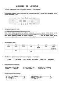Sistema Metrico Decimal Docsity