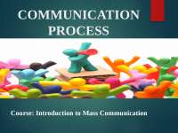 Integrated Marketing communication process and role of advertising in IMC