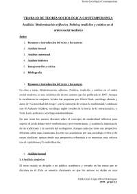 TRABAJO DE TEORÍA SOCIOLÓGICA CONTEMPORÁNEA
