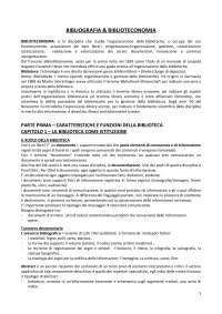 Biblioteconomia e Bibliografia